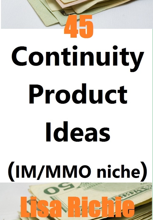 Product picture 45 Continuity Product Ideas For The IM/MMO Niche